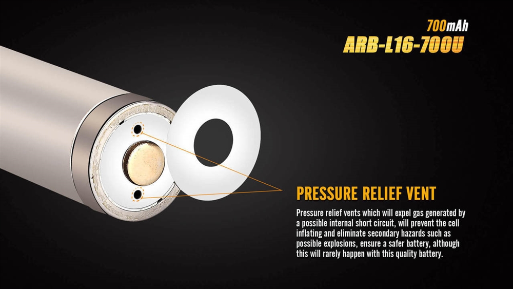 Batteries And Chargers FENIX ARB-L16-700U 16340 Rechargeable Battery - Image 6