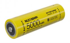 Batteries & Chargers NITECORE NL2150HPi 5000mAh 21700 >15A Rechargeable Battery