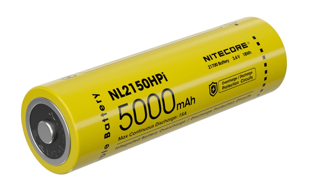 Batteries & Chargers NITECORE NL2150HPi 5000mAh 21700 >15A Rechargeable Battery