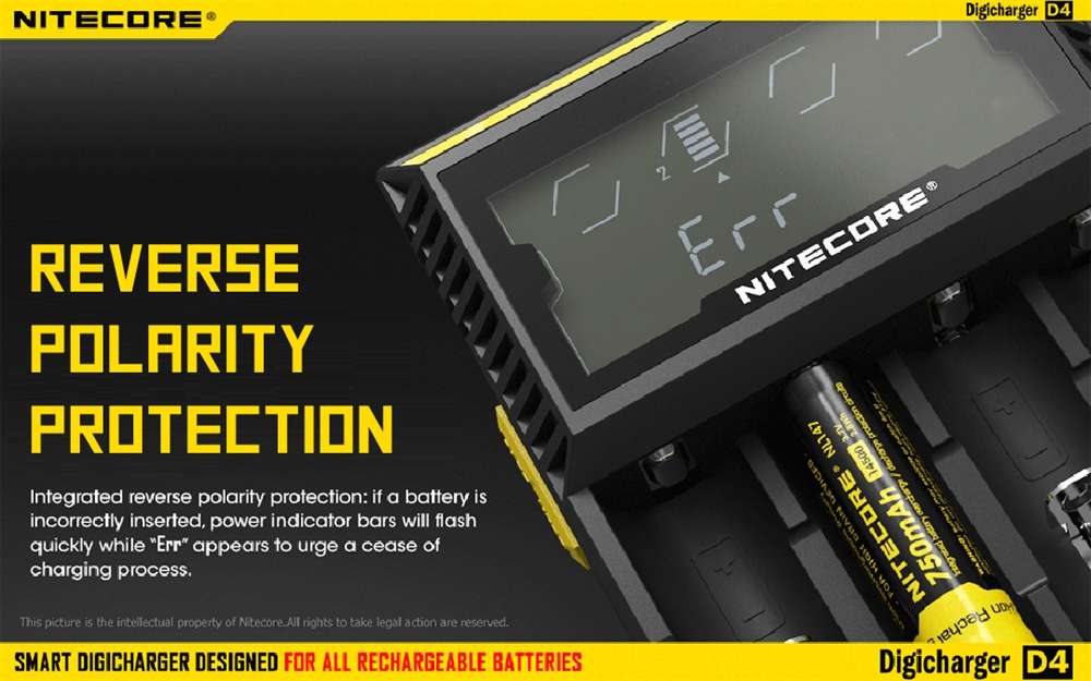 Batteries & Chargers NITECORE D4 Digicharger Universal Charger - Image 4
