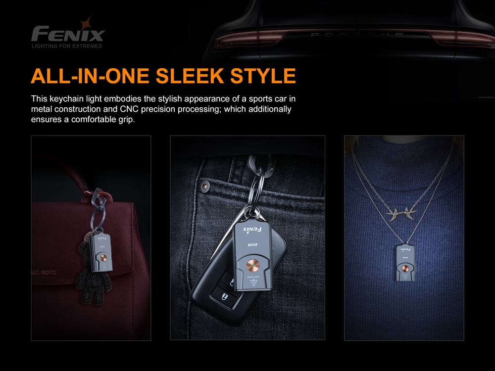 EDC Flashlights Fenix E03R 260 Lumen USB-C Rechargeable Keychain Flashlight - Image 4