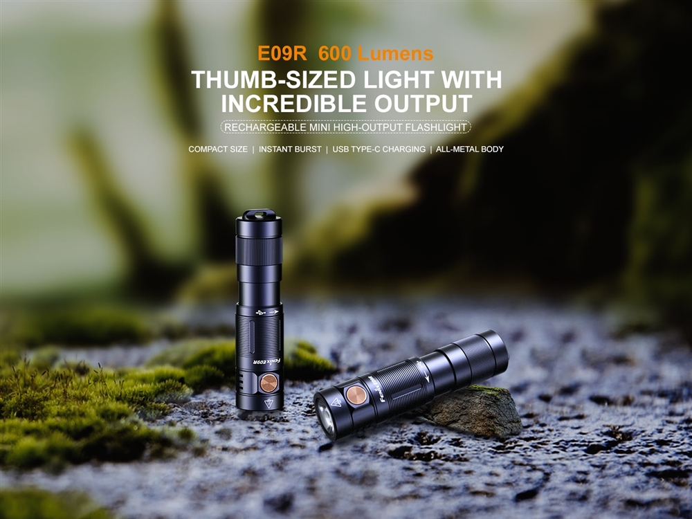 EDC Flashlights Fenix E09R Rechargeable Keychain Light - Image 2