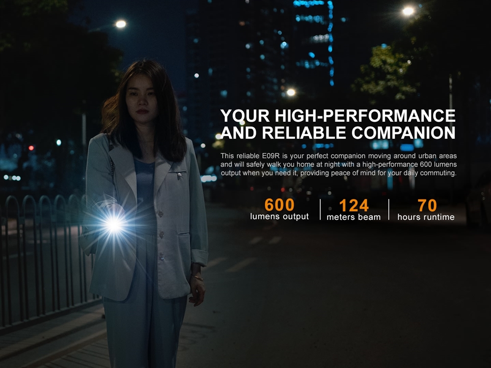 EDC Flashlights Fenix E09R Rechargeable Keychain Light - Image 4