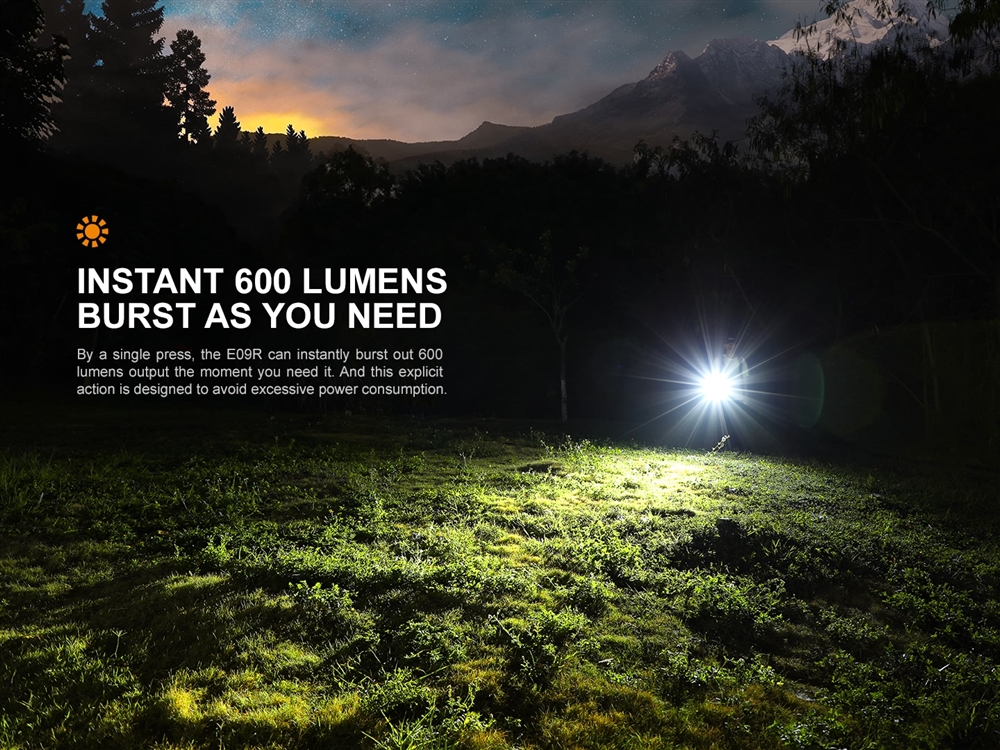 EDC Flashlights Fenix E09R Rechargeable Keychain Light - Image 5