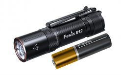 EDC Flashlights Fenix E12 V2 160 Lumen Compact 1xAA EDC Flashlight