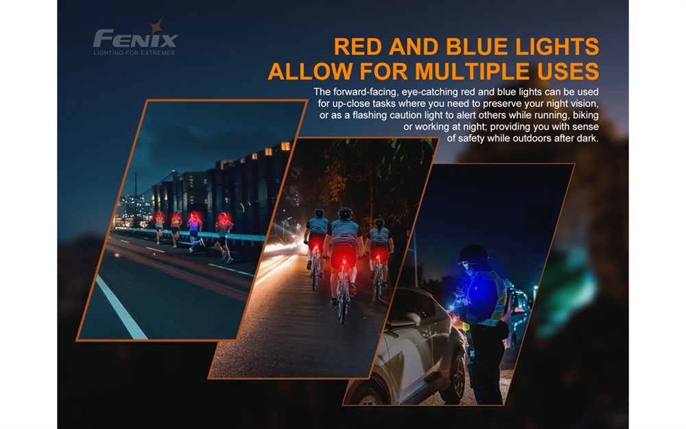 EDC Flashlights Fenix E-LITE 150 Lumen Tri-Color Clip-on Flashlight - Image 5