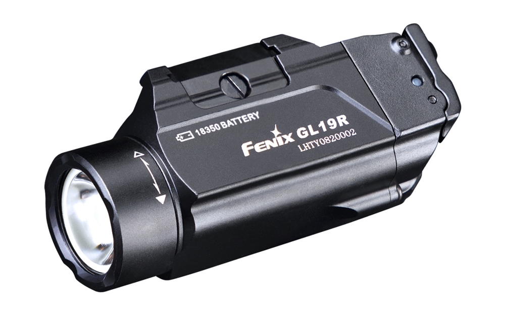 Rail Mount Flashlights Fenix GL19R 1200 Lumen Rechargeable Flashlight