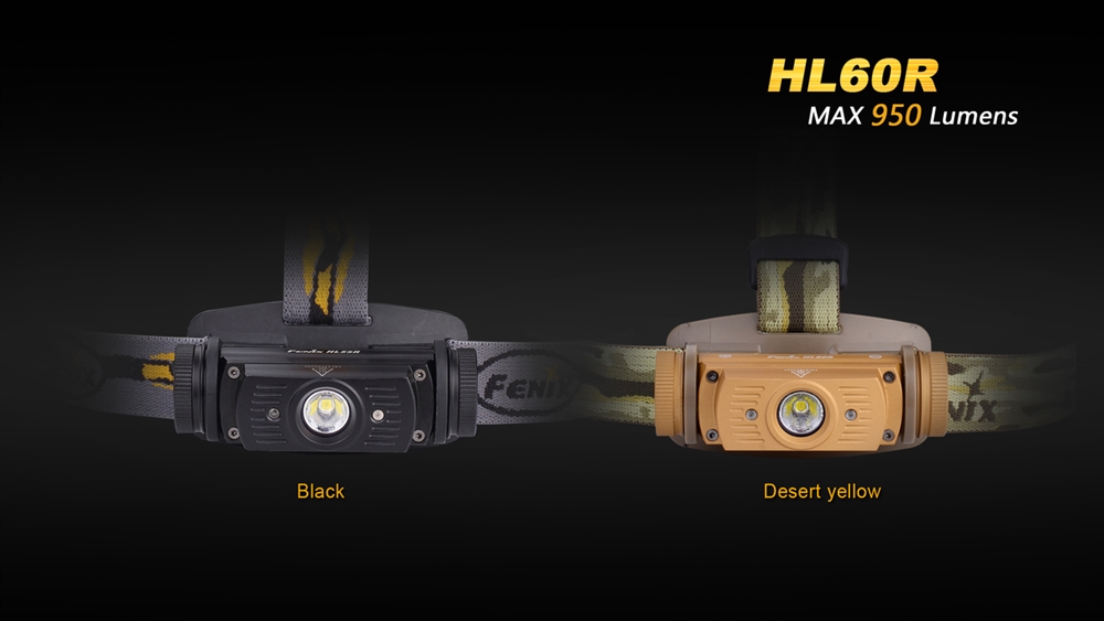 Headlamps Fenix HL60R Rechargeable Neutral White Headlamp - 950 Lumen - Image 2