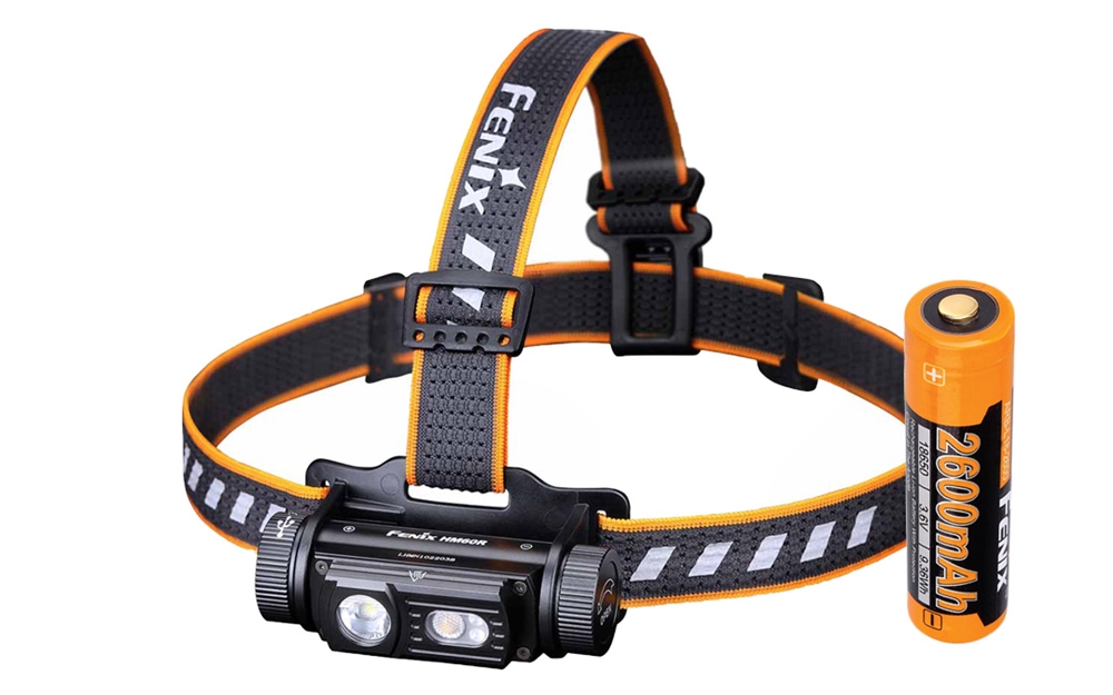 Headlamps Fenix HM60R 1200 Lumen Rechargeable Headlamp With Red Light