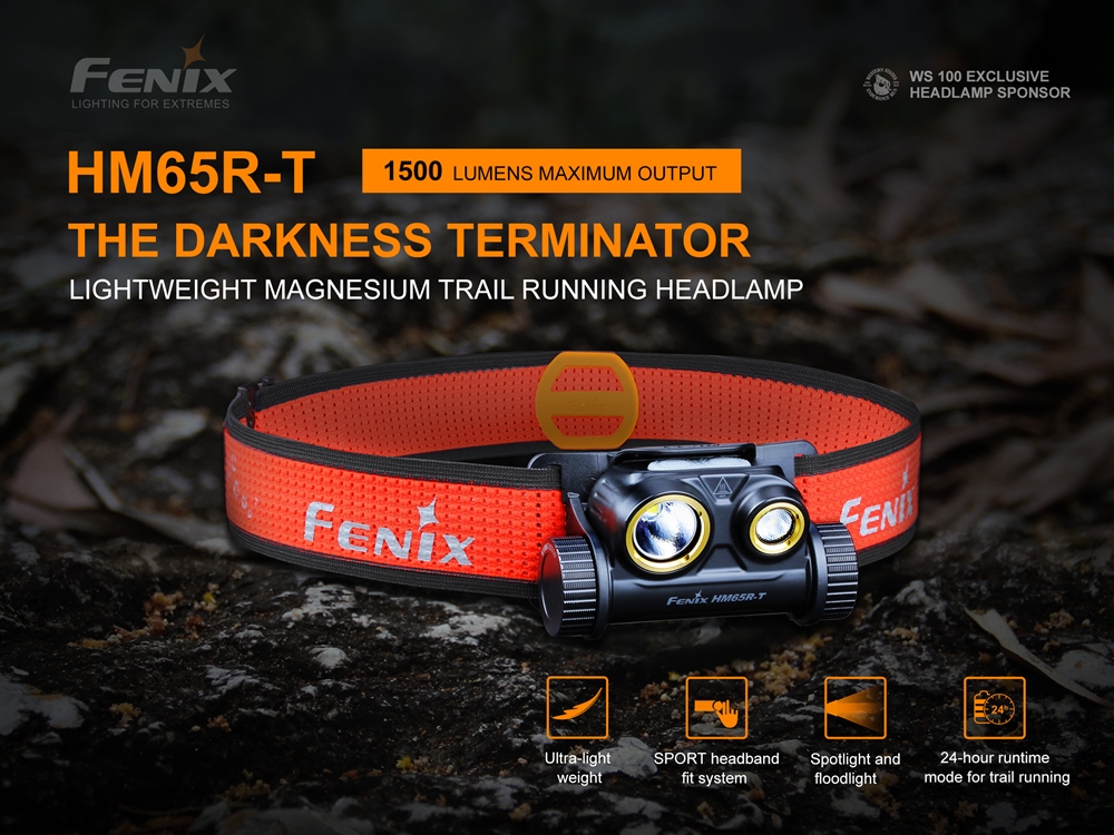 Headlamps Fenix HM65R-T 1500 Lumen Rechargeable Trail Running Headlamp - Image 2