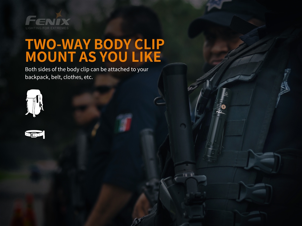 Tactical Flashlights Fenix PD36R 1600 Lumen Rechargeable Tactical Flashlight - Image 5