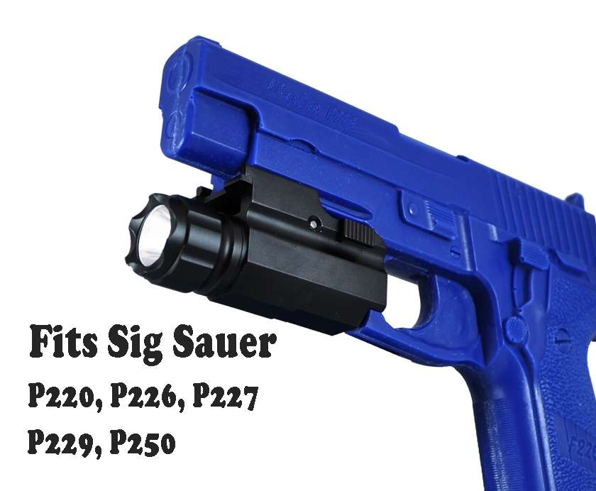 Liongear Mountable Tactical Lights 250 Lumen LED Flashlight With Strobe For Handgun/pistol - Image 5