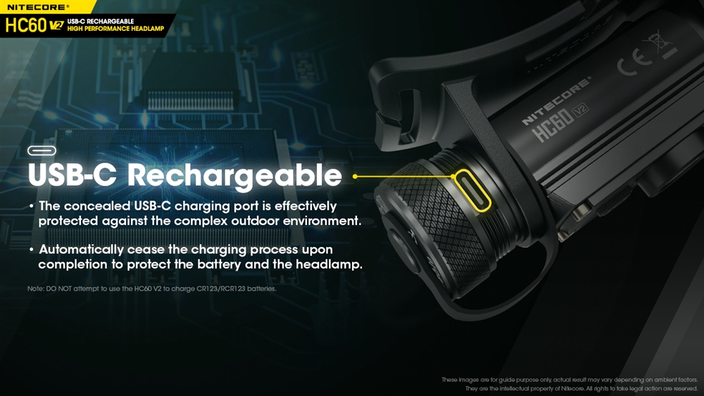 Headlamps Nitecore HC60 V2 Headlamp - Image 4