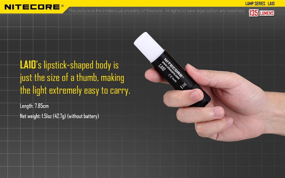 Lanterns NITECORE LA10 135 Lumen Camping Lantern LED Flashlight - Image 3