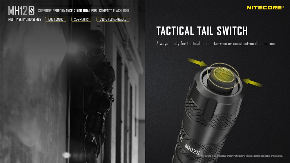 Rechargeable Flashlights NITECORE MH12S Rechargeable Flashlight And TIKI Light - Image 5