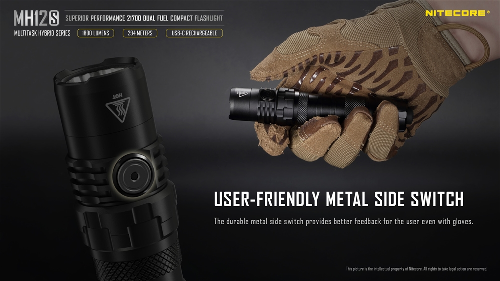 Rechargeable Flashlights NITECORE MH12S Rechargeable Flashlight And TIKI Light - Image 6