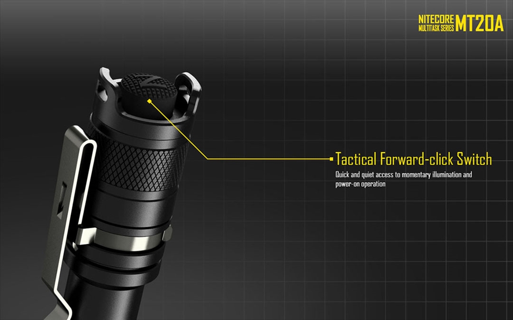 EDC Flashlights NITECORE Multi-Task MT20A CREE XP-G2 R5 LED Light - Image 3