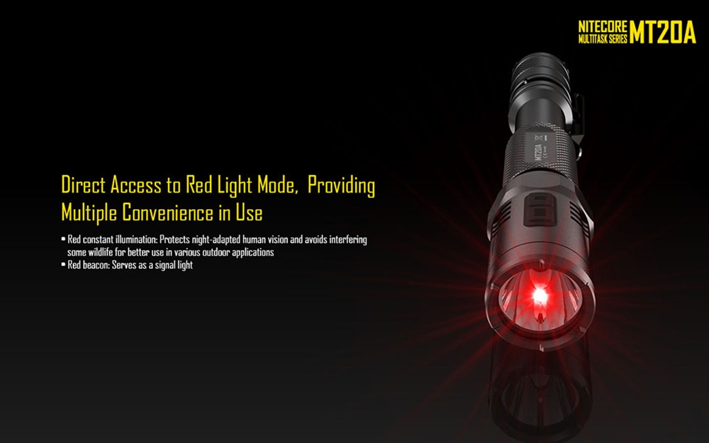 EDC Flashlights NITECORE Multi-Task MT20A CREE XP-G2 R5 LED Light - Image 4