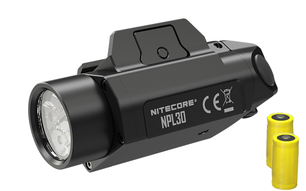 Mountable Tactical Lights Nitecore NPL30 Rail Mount Flashlight