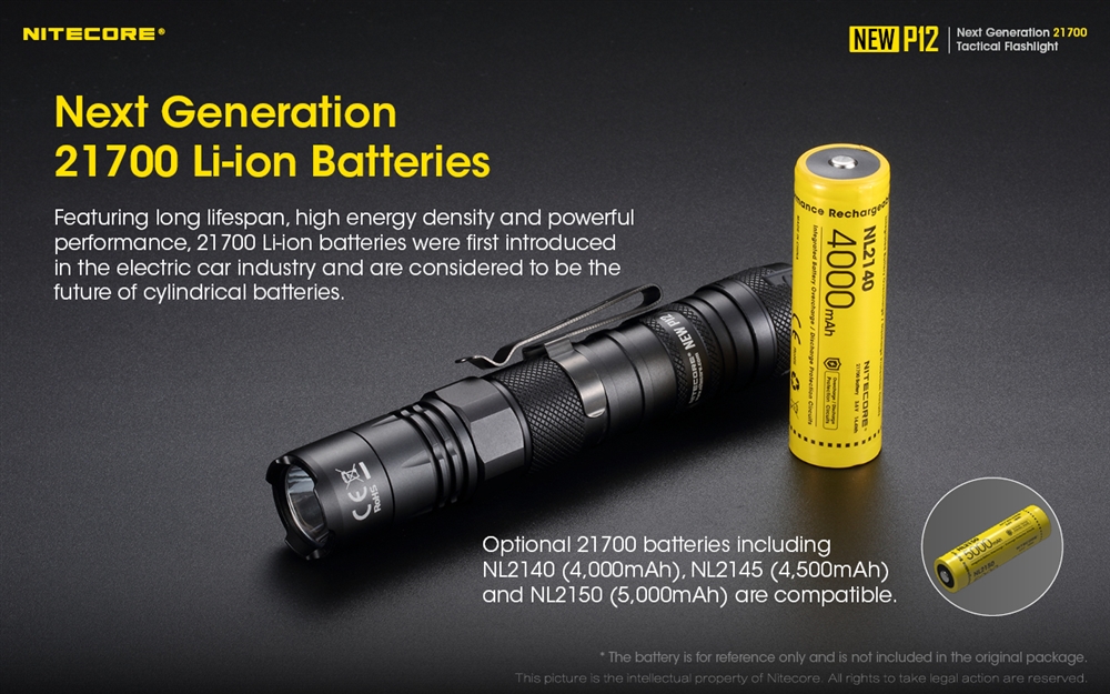 Tactical Flashlights NITECORE NEW P12 1200 Lumen Tactical Flashlight - Image 2