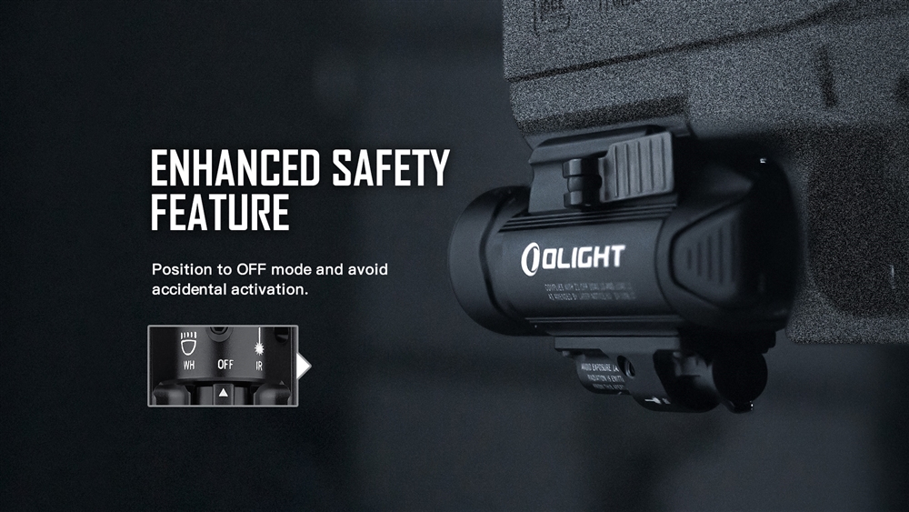 PL, Baldr And Odin Series Olight Baldr IR 1350 Lumen Flashlight With IR Laser Sight - Image 5