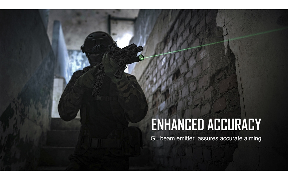 PL, Baldr And Odin Series Olight Odin GL Mini Rail Mount Flashlight Green Beam Combo - Image 4