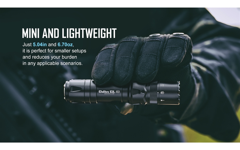 PL, Baldr And Odin Series Olight Odin GL Mini Rail Mount Flashlight Green Beam Combo - Image 6