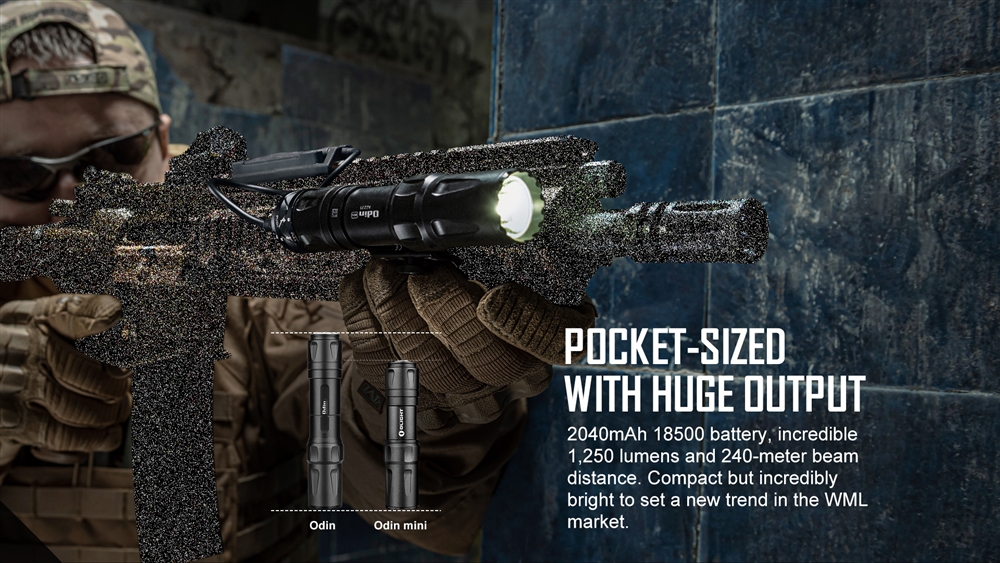 PL, Baldr And Odin Series Olight Odin Mini 1250 Lumen Flashlight - Image 2