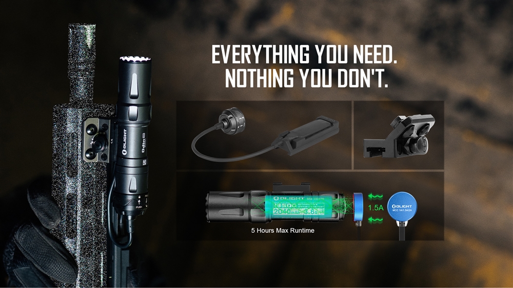 PL, Baldr And Odin Series Olight Odin Mini 1250 Lumen Flashlight - Image 5