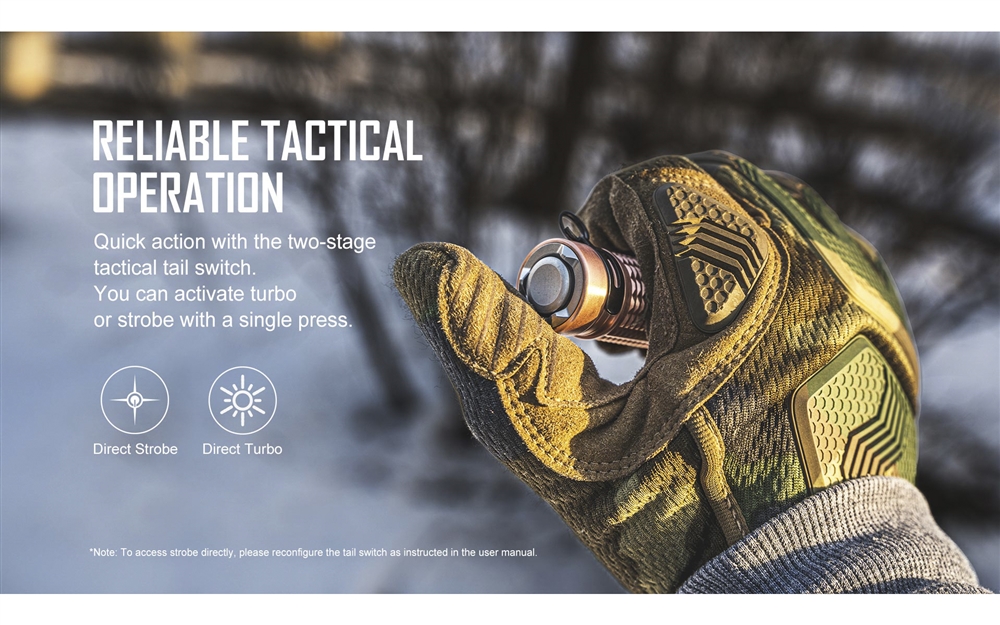 EDC Flashlights Olight Warrior Mini 2 1750 Lumen Rechargeable EDC Flashlight - Image 6