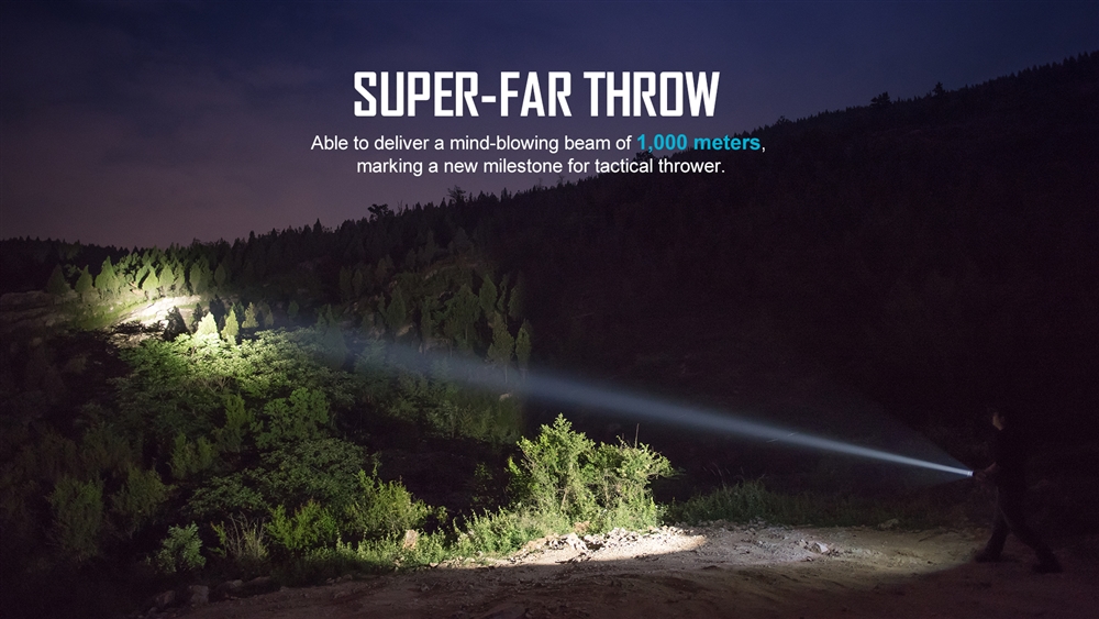Super Bright Long Throw Flashlights Olight Warrior X Turbo Long Throw Rechargeable Flashlight - Image 2