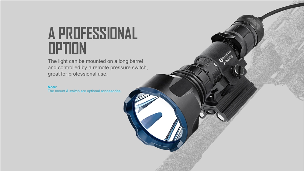 Super Bright Long Throw Flashlights Olight Warrior X Turbo Long Throw Rechargeable Flashlight - Image 5