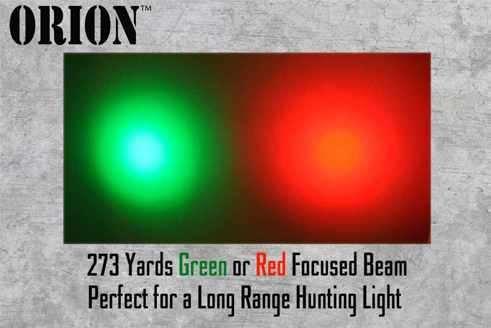 Hunting Lights Orion H30 Predator Green Or Red 300 Lumen Hunting Light - Image 4
