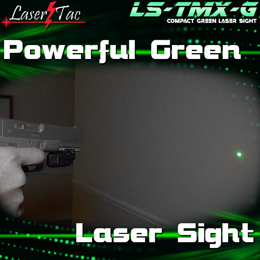 LaserTac TMX-G Low Profile Rechargeable Green Laser Sight - Image 3