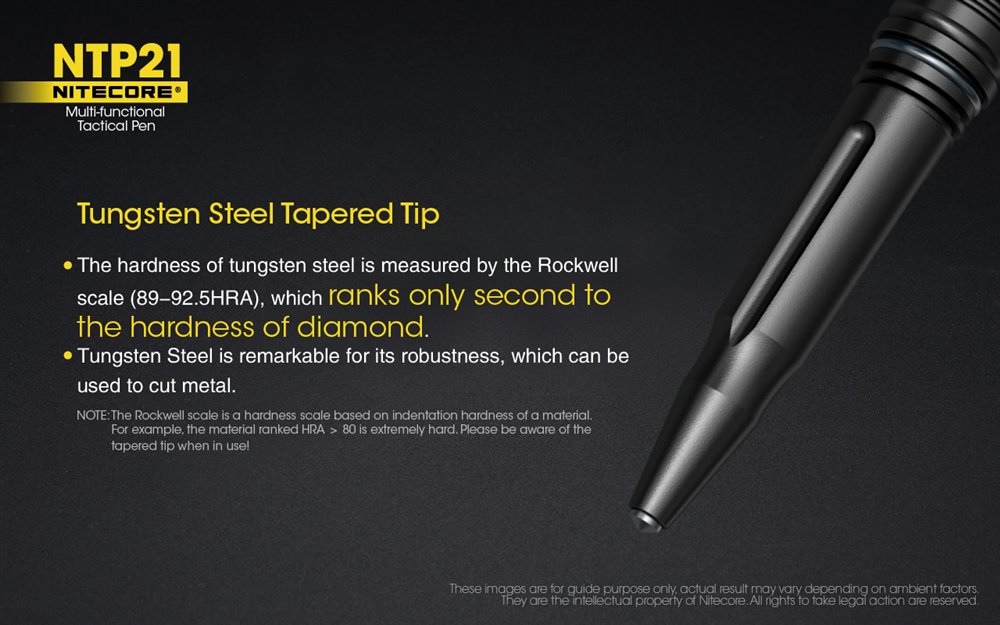 EDC Flashlights NITECORE NTP21 Multi-functional Premium Tactical Pen - Image 3