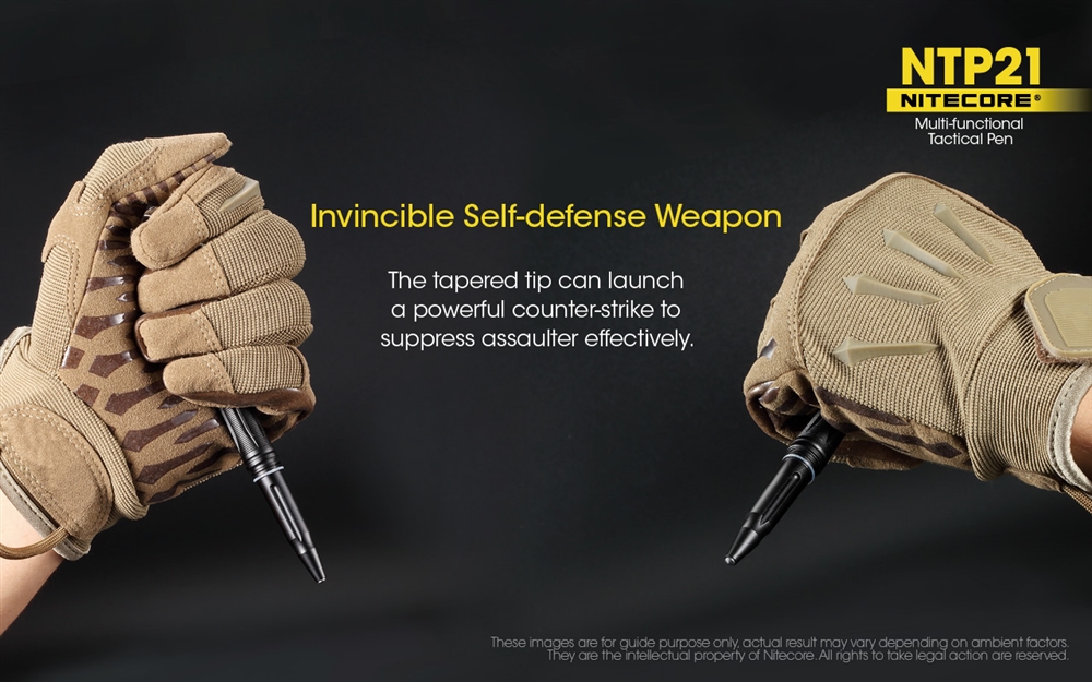 EDC Flashlights NITECORE NTP21 Multi-functional Premium Tactical Pen - Image 4