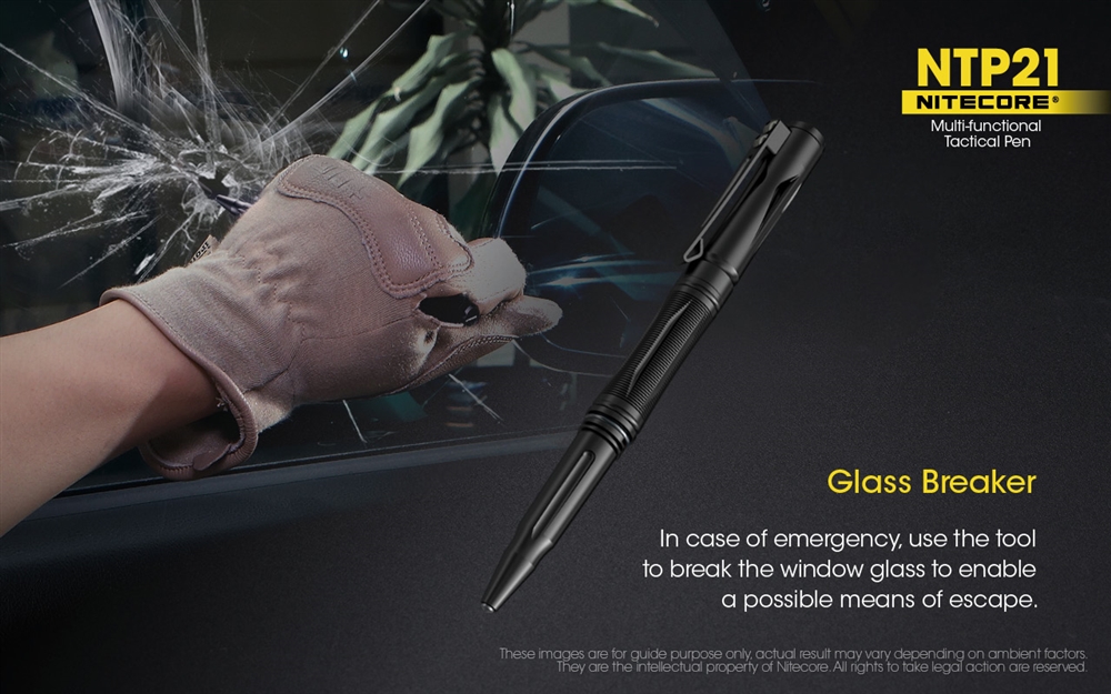 EDC Flashlights NITECORE NTP21 Multi-functional Premium Tactical Pen - Image 5