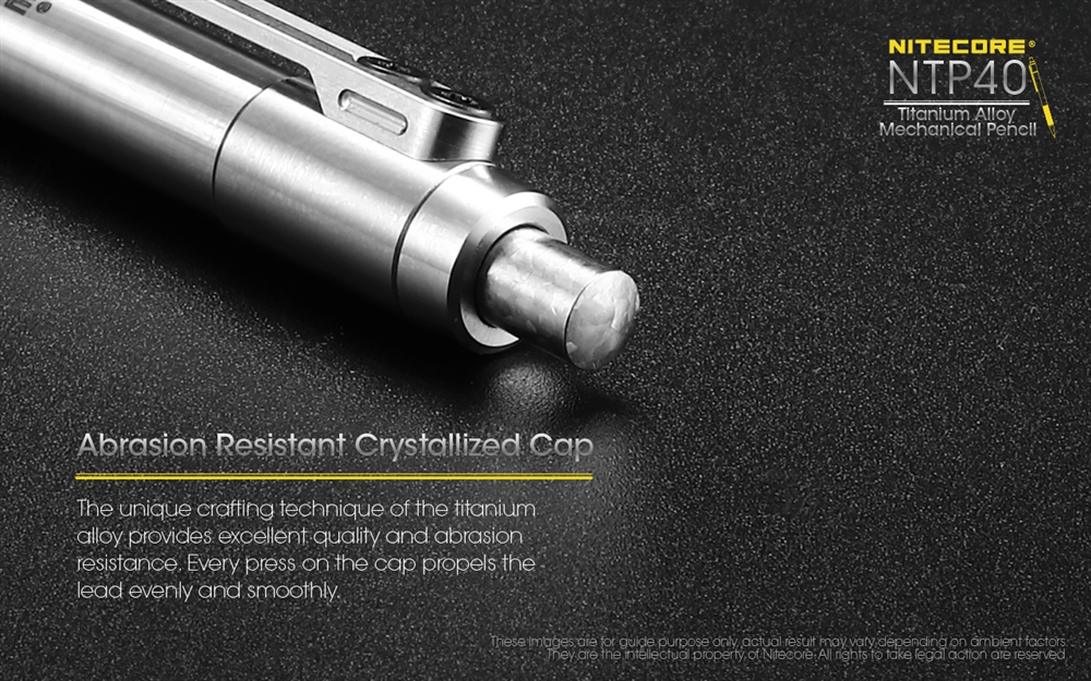 EDC Flashlights NITECORE NTP40 Titanium Alloy Mechanical Pencil - Image 5